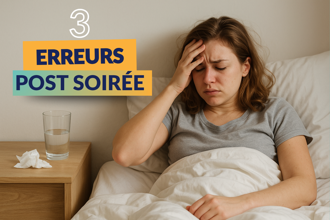 Les 3 erreurs que tout le monde fait le lendemain de soirée (et comment y remédier)