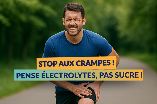 Tu veux éviter les crampes ? Pense électrolytes, pas sucre en poudre