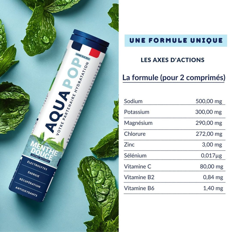 AQUAPOP - Hydratation sans sucres
